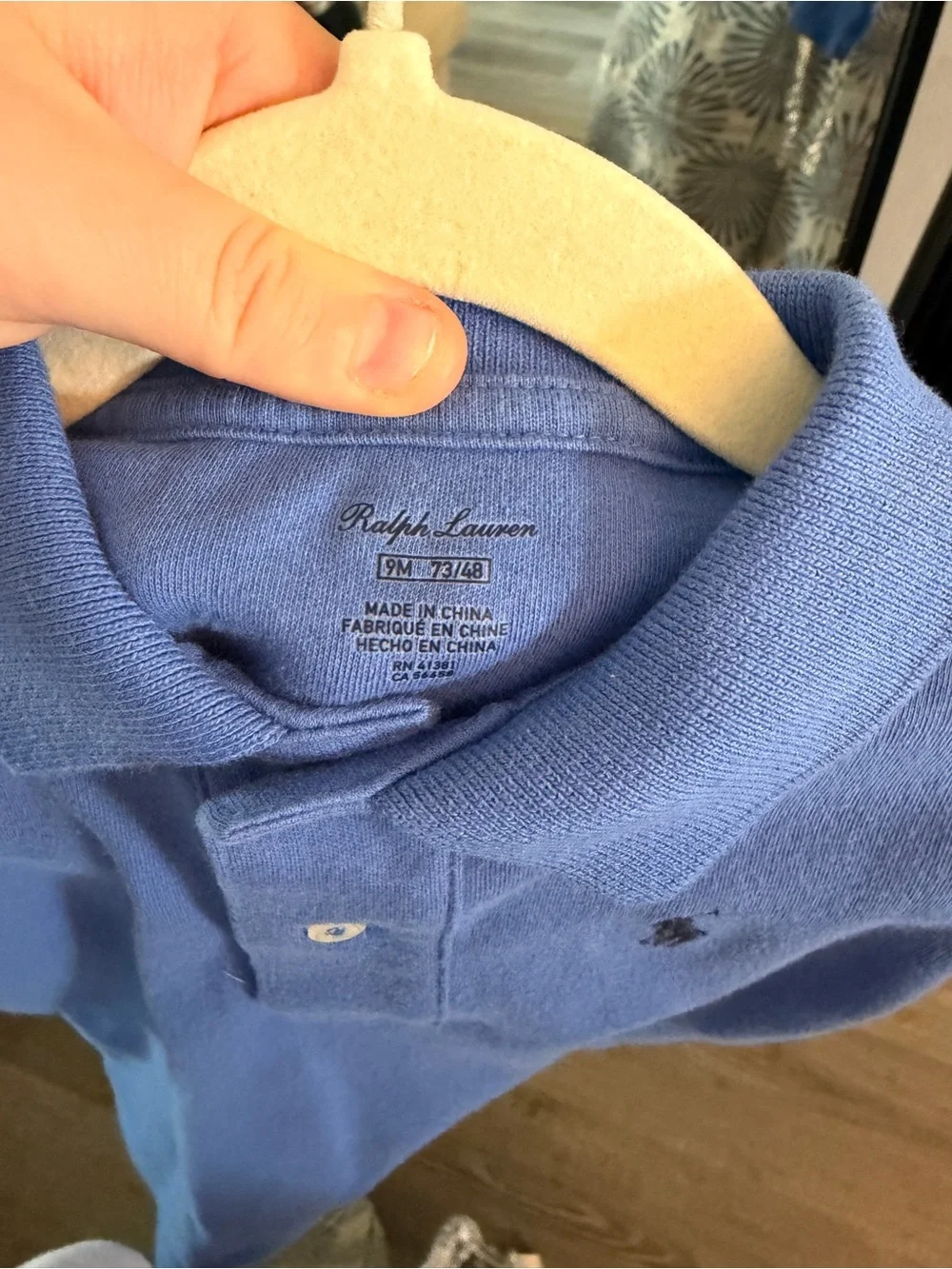 Ralph Lauren Little Boys Polo in Royal Blue with Navy Pony